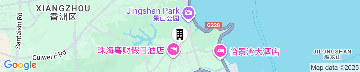 Map for Zhuhai Marriott Hotel