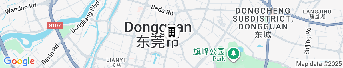 Map for Hampton by Hilton Dongguan Cntrl Square