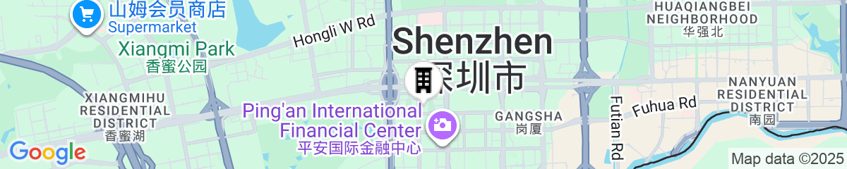 Map for Crowne Plaza Shenzhen Futian by IHG