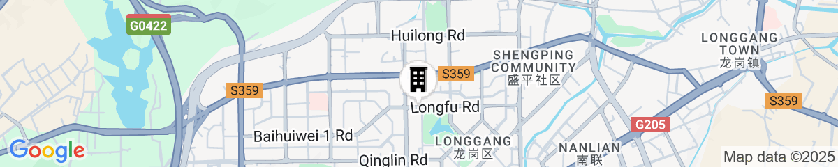 Map for Shen Zhen Ya Bang Lang Yue International Hotel