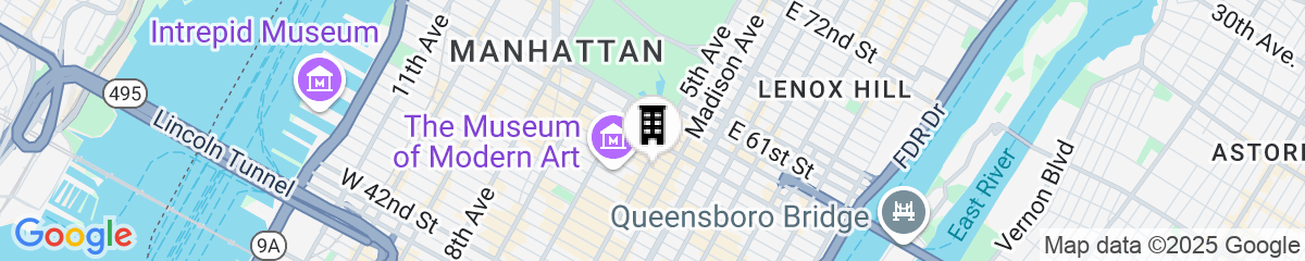 Map for The St. Regis New York