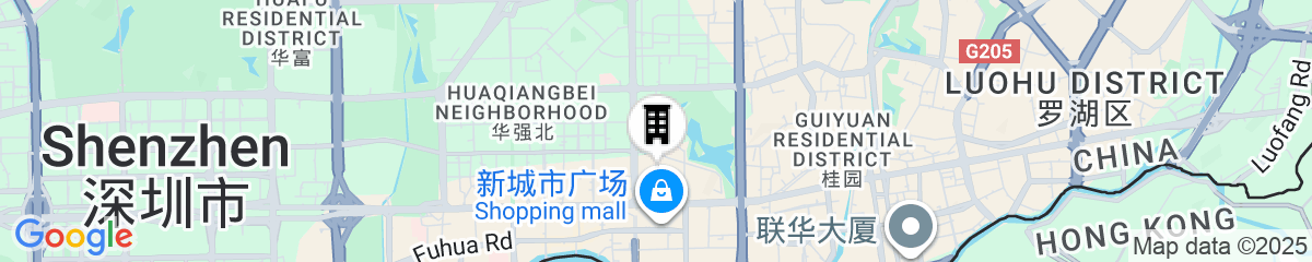 Map for Novotel Shenzhen Watergate