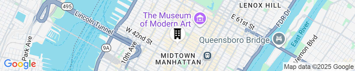 Map for Hyatt Centric Times Square New York