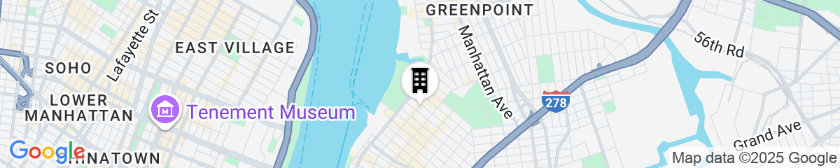 Map for The Hoxton Williamsburg