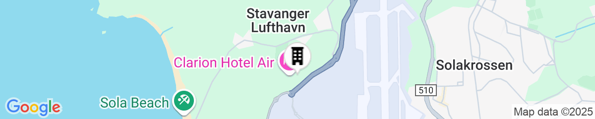 Map for Clarion Hotel Air