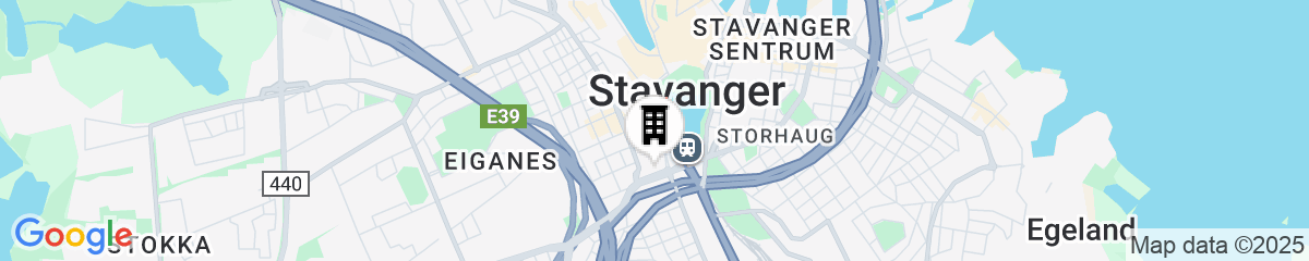 Map for Scandic Stavanger Park