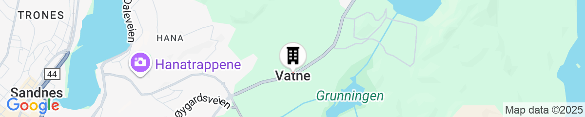 Map for Kronen Gaard Hotel