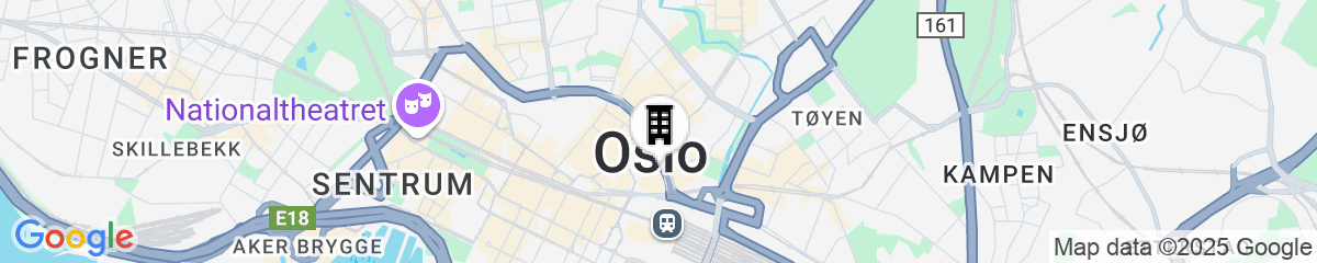 Map for Thon Hotel Terminus