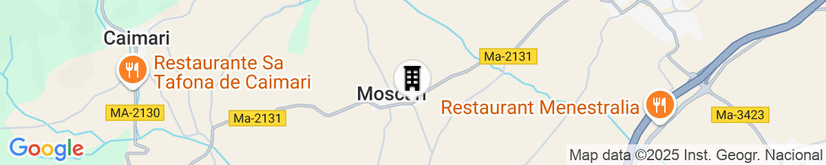 Map for Hotel Can Riera