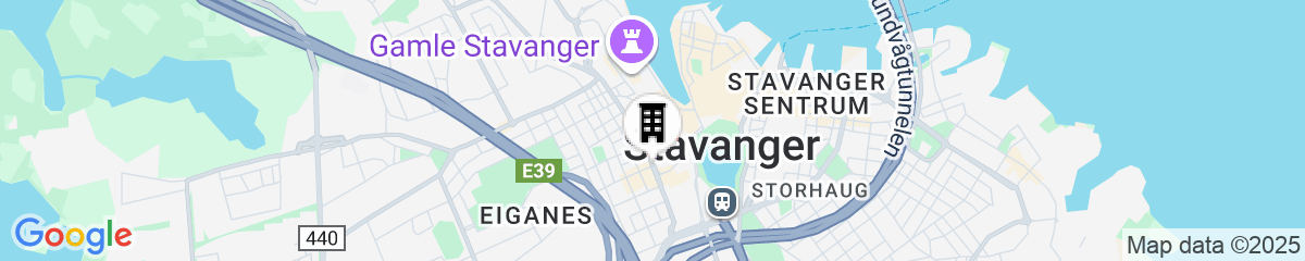Map for Scandic Royal Stavanger