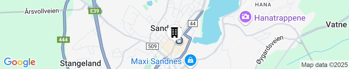 Map for GamlaVærket Gjæstgiveri og Tracteringssted