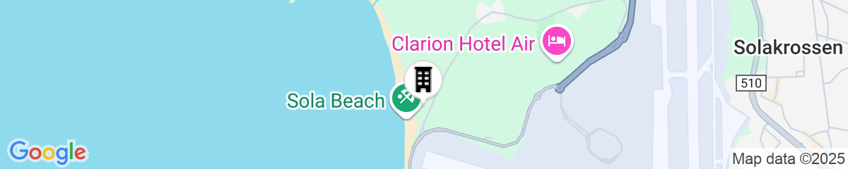 Map for Sola Strand Hotel