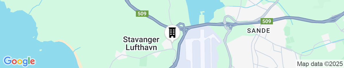 Map for Quality Airport Hotel Stavanger