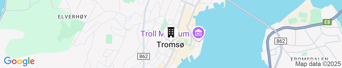 Map for Thon Hotel Tromsø