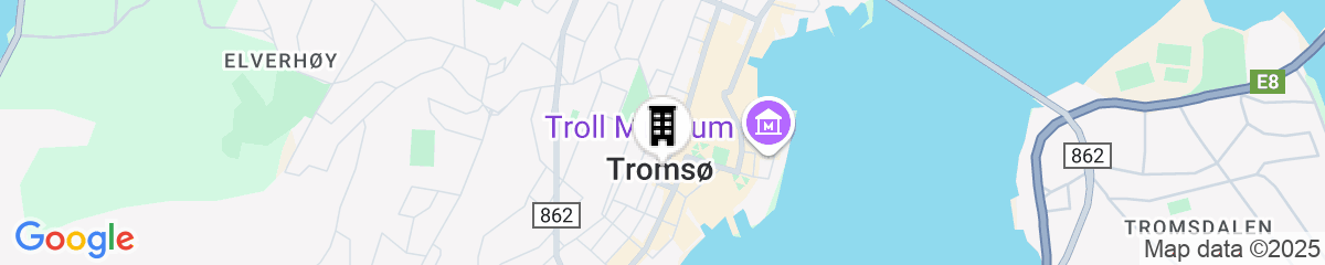 Map for Thon Hotel Polar