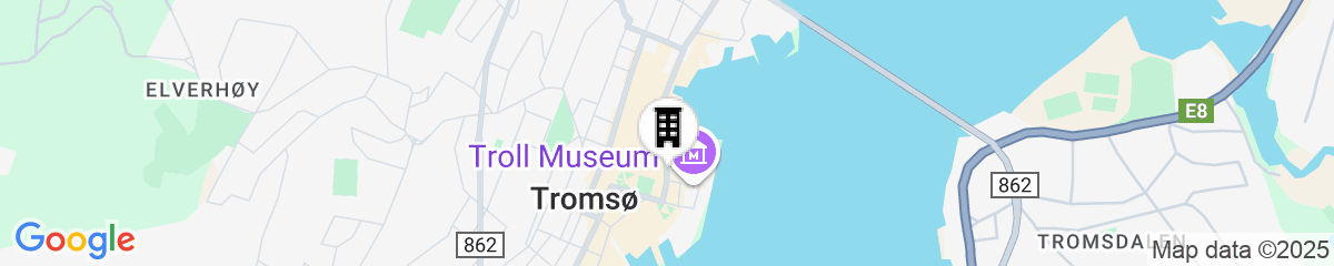 Map for Radisson Blu Hotel, Tromso