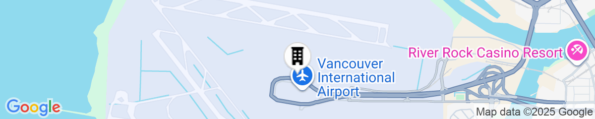 Map for Fairmont Vancouver Airport - Gold Experience