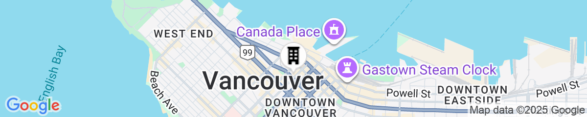 Map for Executive Hotel Le Soleil