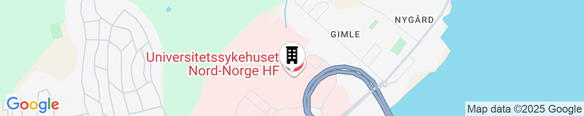 Map for Pingvinhotellet UNN Tromsø