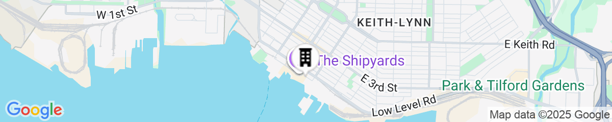 Map for Seaside Hotel North Vancouver