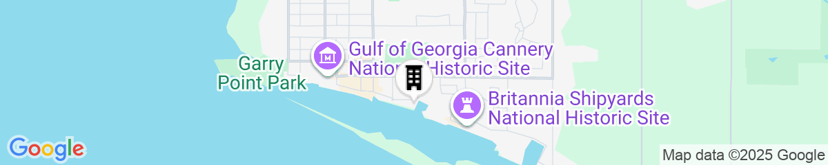 Map for Steveston Waterfront Hotel