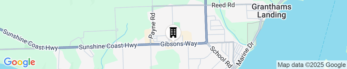 Map for Gibsons Garden Hotel