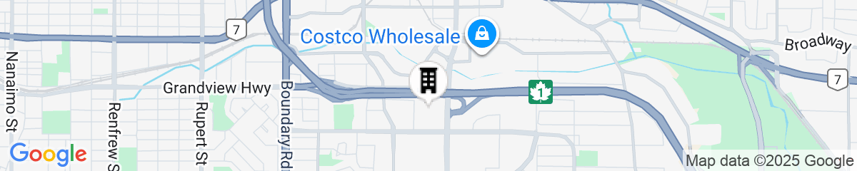 Map for Delta Hotels by Marriott Burnaby Conference Centre