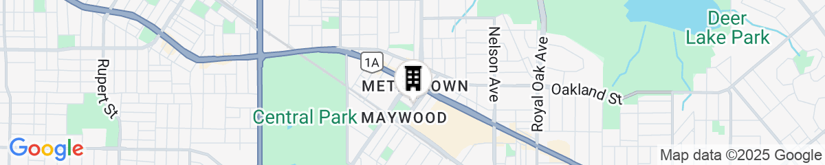 Map for Hilton Vancouver Metrotown