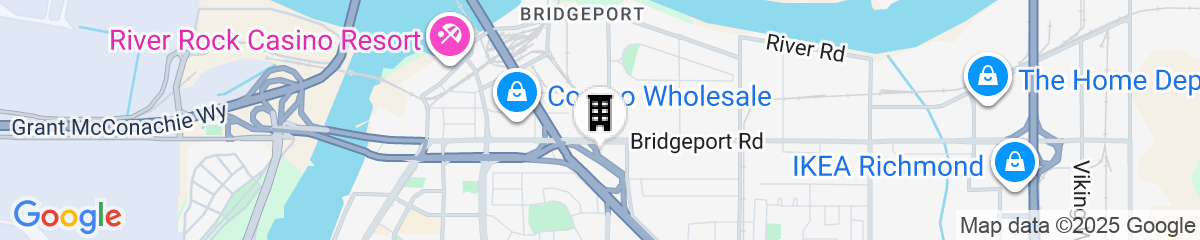 Map for Sandman Hotel Vancouver Airport