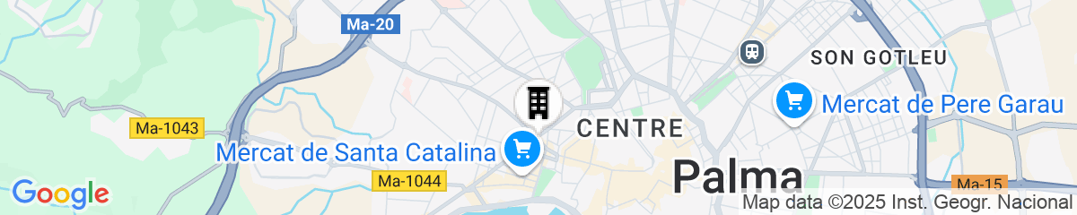 Map for Hotel Bordoy Continental Palma