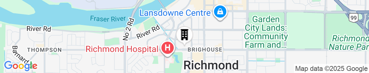 Map for Sheraton Vancouver Airport Hotel