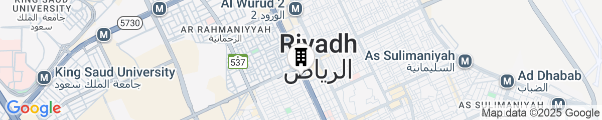 Map for Hilton Riyadh Olaya