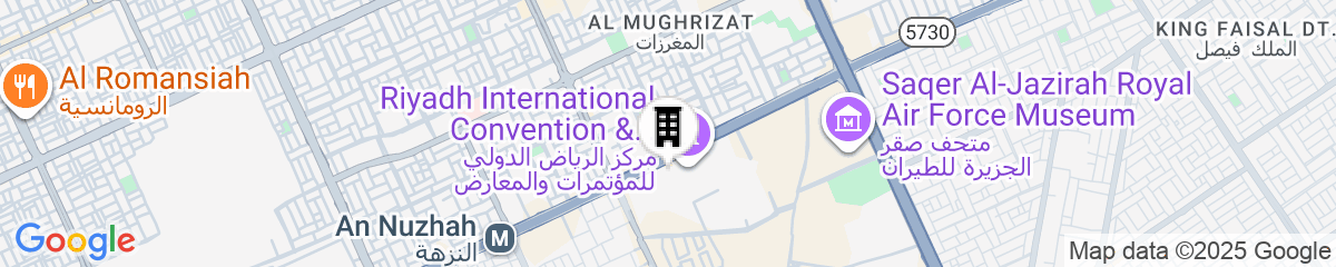Map for Radisson Blu Hotel Riyadh Convention And Exhibition Center