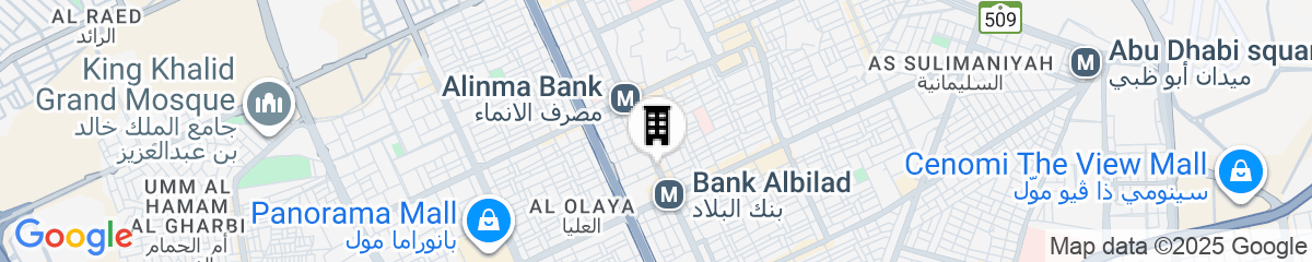 Map for Hyatt Regency Riyadh Olaya