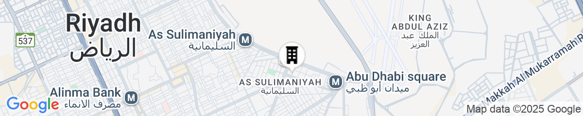 Map for Hyatt Place Riyadh Al Sulaimania