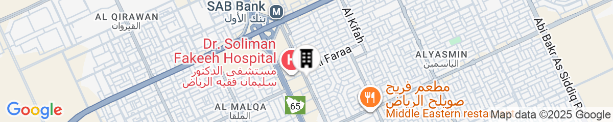 Map for Radisson Hotel & Residence Riyadh Olaya