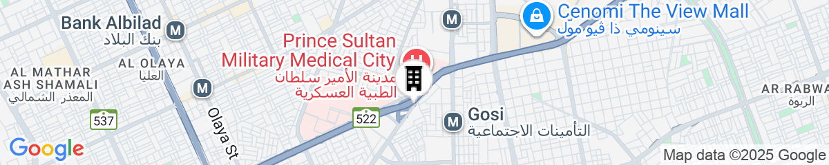 Map for Marriott Executive Apartments Riyadh, Convention Center