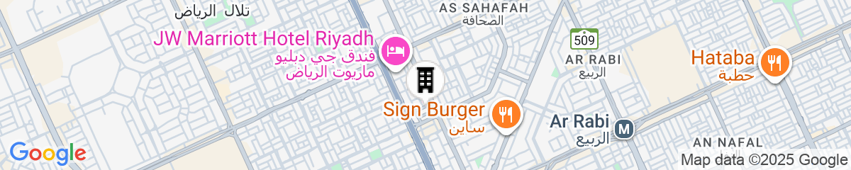 Map for Radisson Blu Hotel, Riyadh Al Sahafa