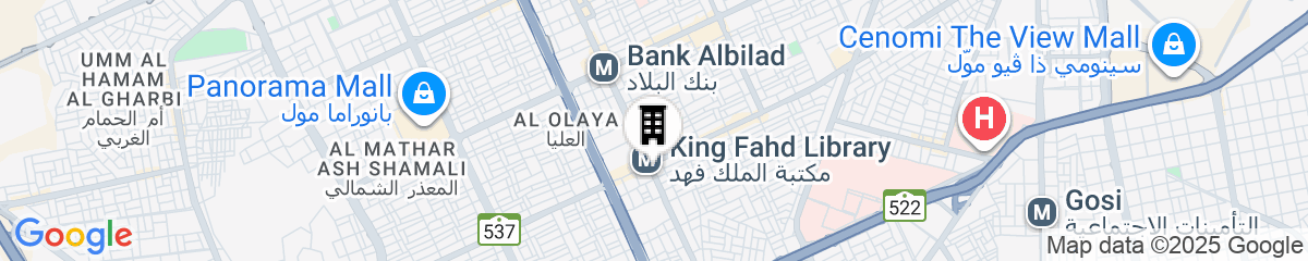 Map for JOUDYAN Olaya Riyadh By Elaf
