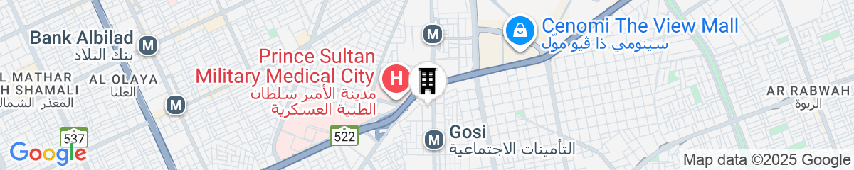 Map for Radisson Blu Hotel and Convention Centre, Riyadh Minhal