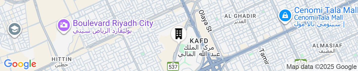 Map for Executives Hotel - KAFD
