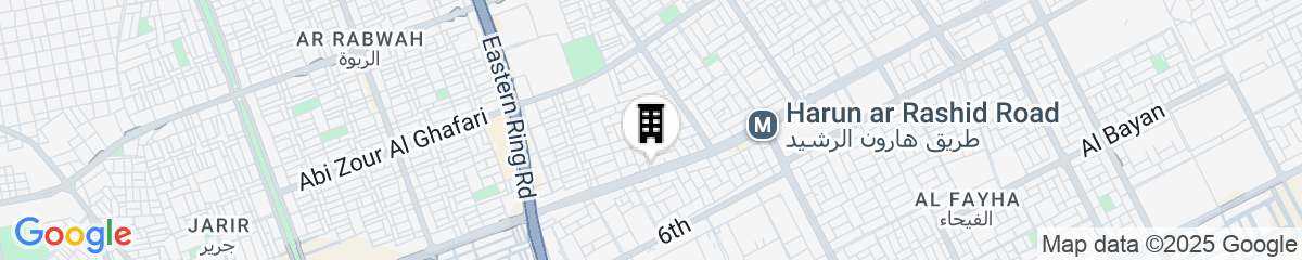 Map for Hotel Vivian Park El Raed