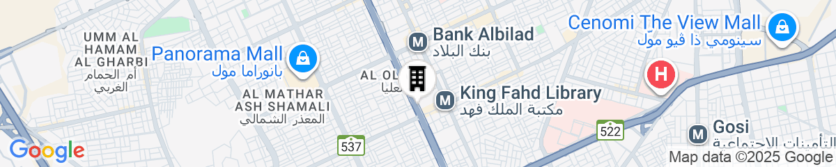 Map for Mandarin Oriental Al Faisaliah, Riyadh