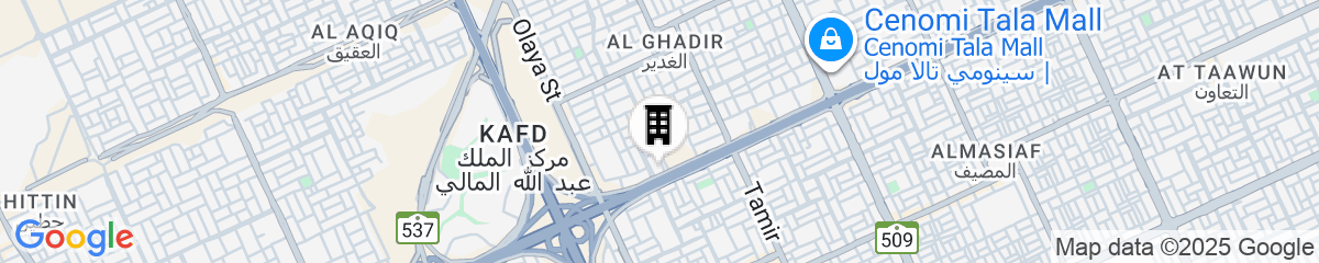 Map for DoubleTree by Hilton Riyadh Financial District