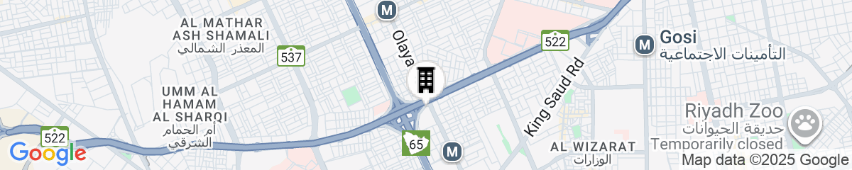 Map for Fraser Suites Riyadh