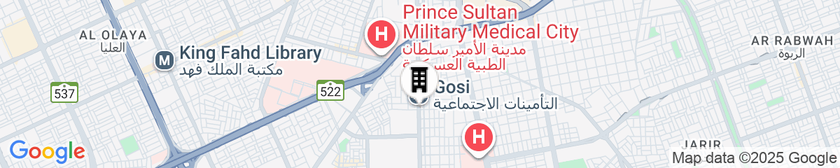 Map for Grand Plaza Hotel - Gulf Riyadh