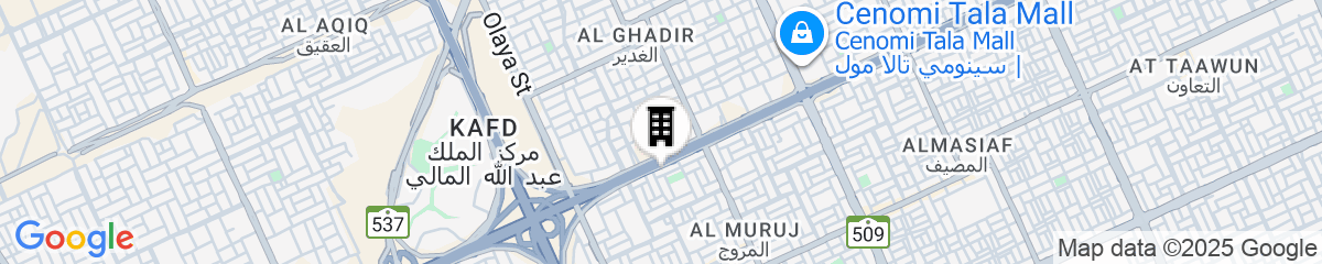 Map for DoubleTree by Hilton Riyadh - Al Muroj Business Gate