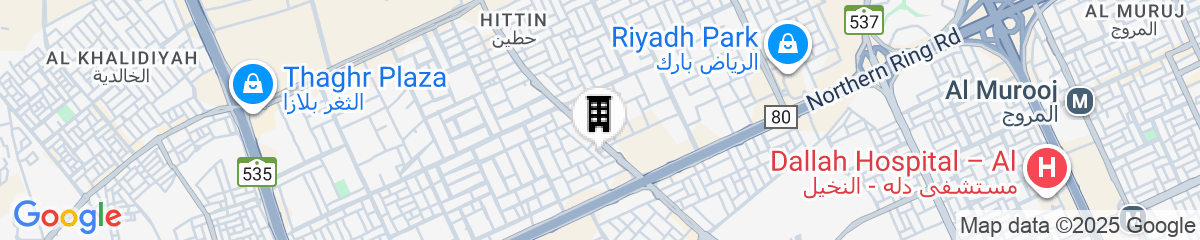 Map for Jareed Hotel Riyadh