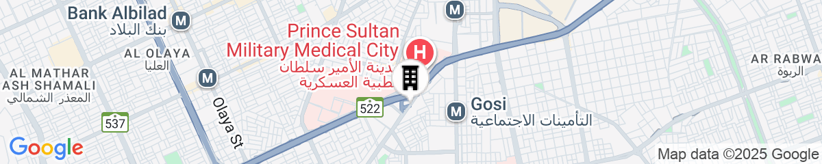 Map for Riyadh Marriott Hotel