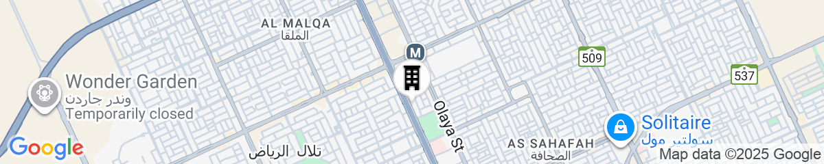 Map for Swiss Flora Royal Hotel Riyadh